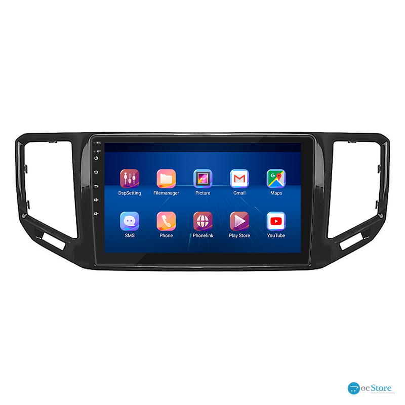 Штатная магнитола Lesko для Volkswagen Teramont I 2017-2020 экран 10" 2/32Gb 4G Wi-Fi GPS Top