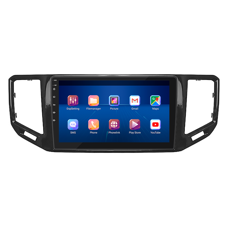 Штатная магнитола Lesko для Volkswagen Teramont I 2017-2020 экран 10" 4/32Gb 4G Wi-Fi GPS Top