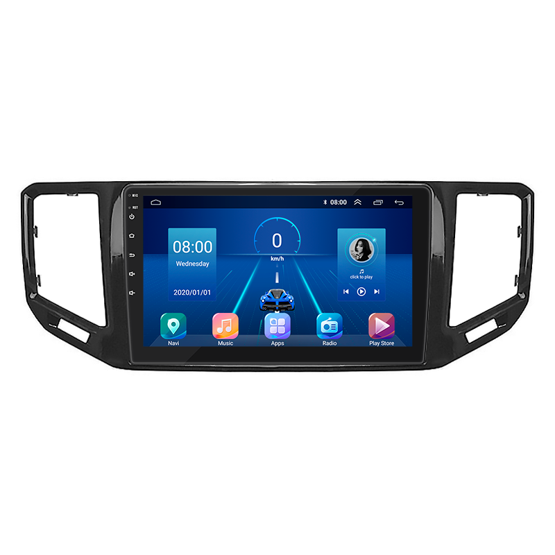 Штатная магнитола Lesko для Volkswagen Teramont I 2017-2020 экран 10" 6/128Gb 4G Wi-Fi GPS Top