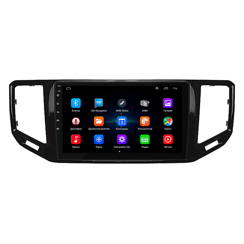 Штатная магнитола Lesko для Volkswagen Teramont I Рестайлинг 2021-н.в. экран 10" 1/16Gb Wi-Fi GPS Base