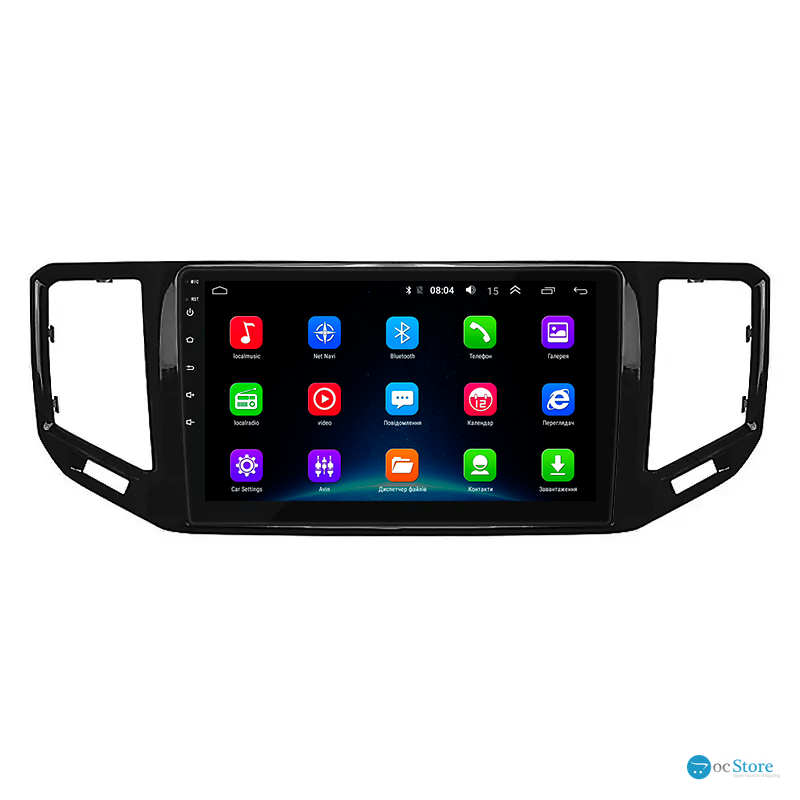 Штатная магнитола Lesko для Volkswagen Teramont I Рестайлинг 2021-н.в. экран 10" 2/32Gb Wi-Fi GPS Base