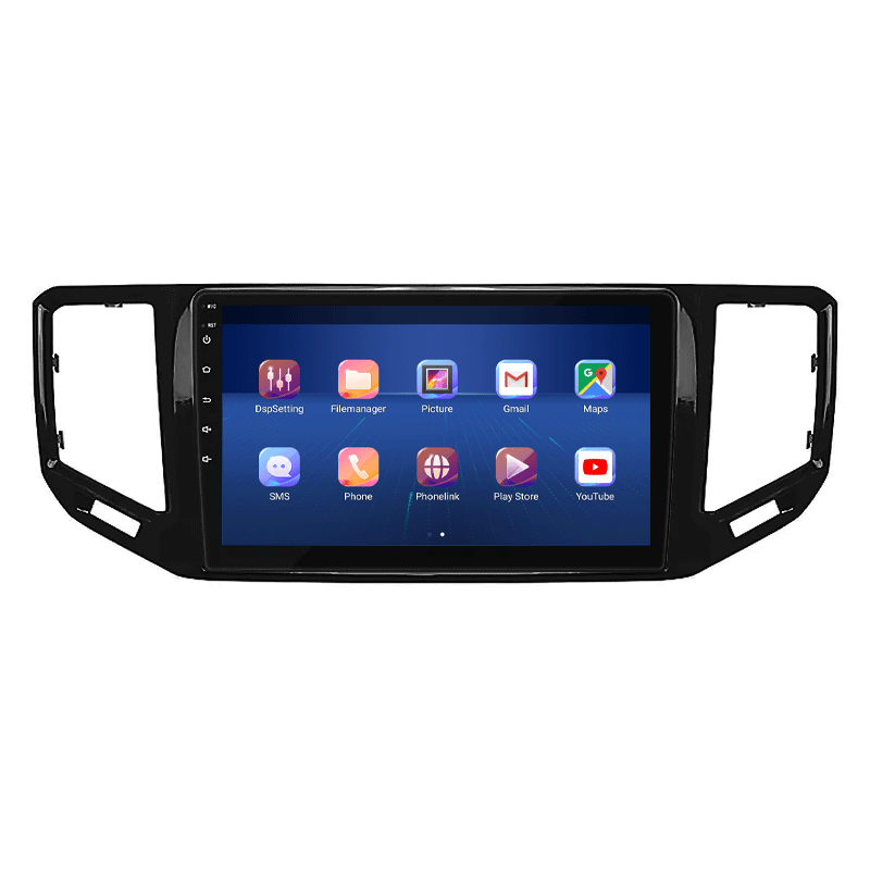 Штатная магнитола Lesko для Volkswagen Teramont I Рестайлинг 2021-н.в. экран 10" 4/64Gb 4G Wi-Fi GPS Top