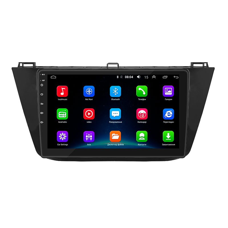 Штатная магнитола Lesko для Volkswagen Tiguan II 2016-2020 экран 10" 2/32Gb Wi-Fi GPS Base