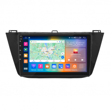 Штатная магнитола Lesko для Volkswagen Tiguan II 2016-2020 экран 10" 2/32Gb CarPlay 4G Wi-Fi GPS Prime