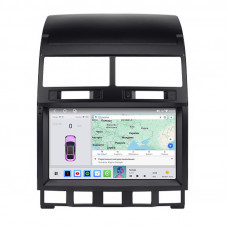 Штатная магнитола Lesko для Volkswagen Touareg I Рестайлинг 2006-2010 экран 9" 4/64 QLED CarPlay 4G Wi-Fi GPS 360 Prime