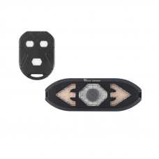 Задний фонарь велосипедный West Biking YP0701301 габаритный с указанием поворотов для велосипеда