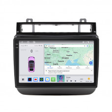 Штатная магнитола Lesko для Volkswagen Touareg II 2010-2014 экран 9" 4/64 QLED CarPlay 4G Wi-Fi GPS 360 Prime