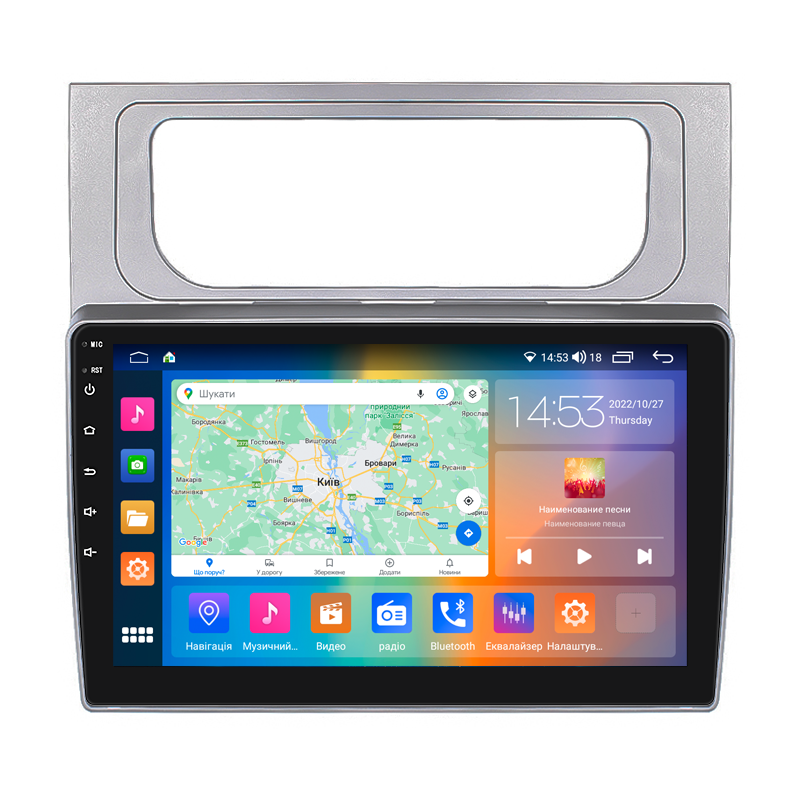 Штатная магнитола Lesko для Volkswagen Touran II 2010-2015 экран 10" 4/64Gb CarPlay 4G Wi-Fi GPS Prime