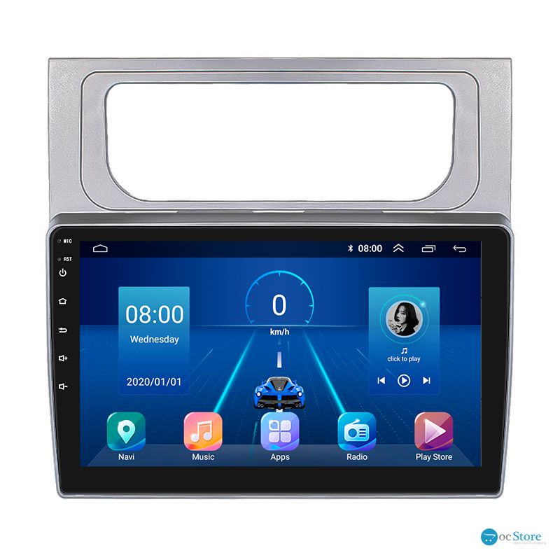 Штатная магнитола Lesko для Volkswagen Touran II 2010-2015 экран 10" 2/32Gb 4G Wi-Fi GPS Top