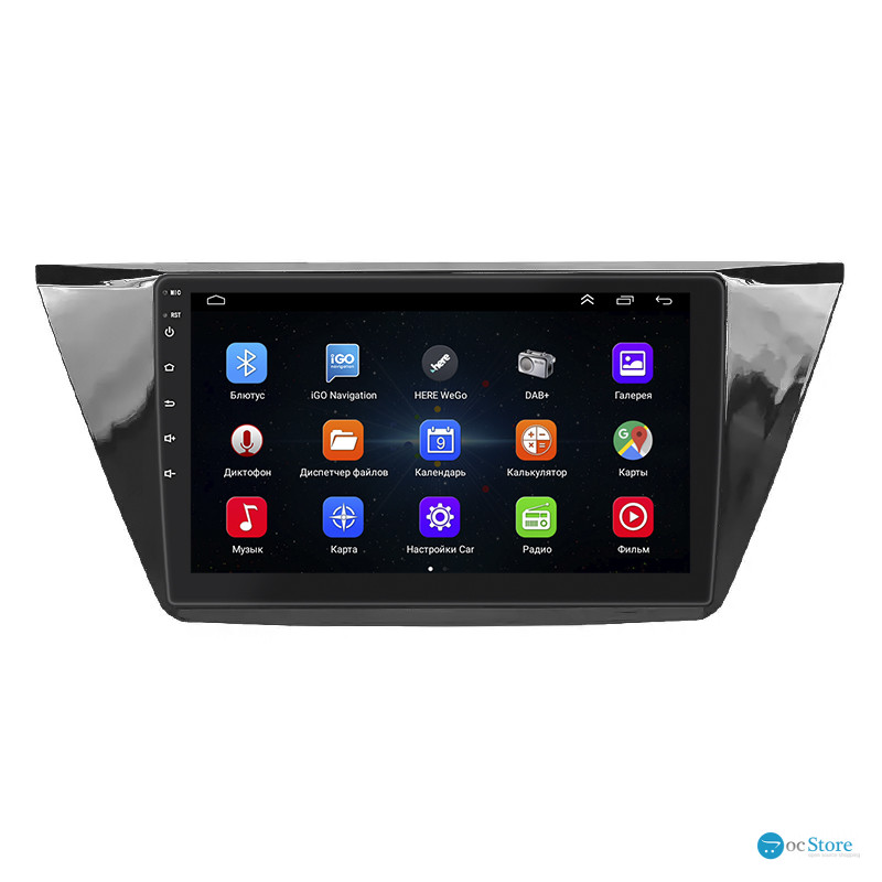 Штатная магнитола Lesko для Volkswagen Touran III 2015-н.в. экран 10" 1/16Gb Wi-Fi GPS Base