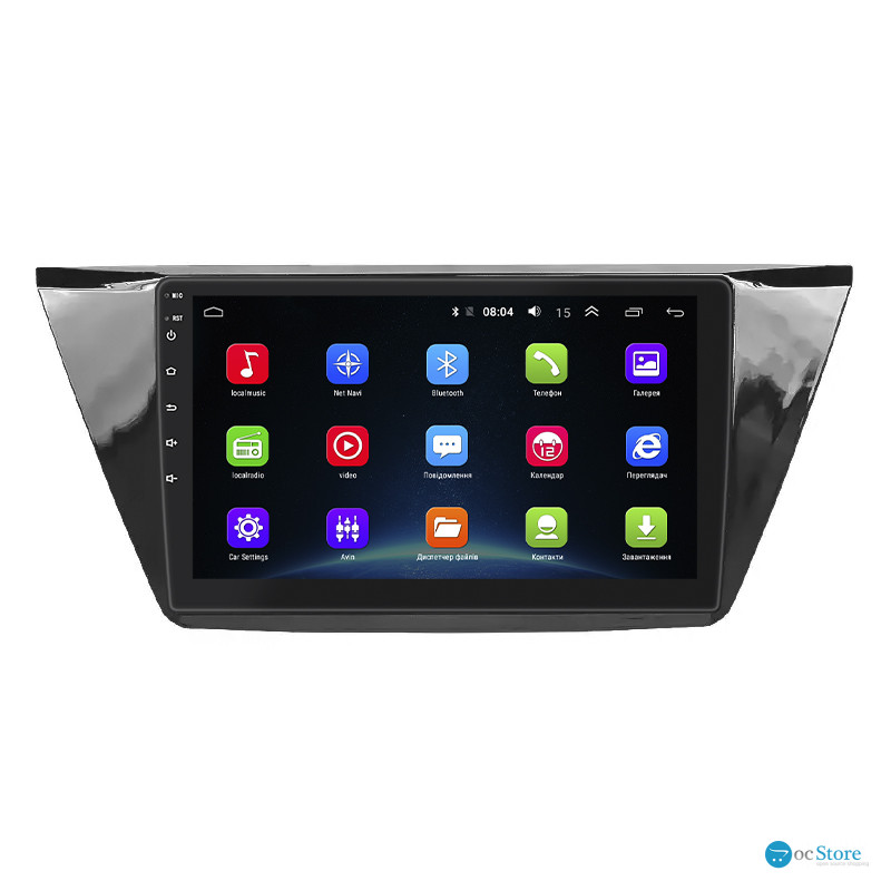 Штатная магнитола Lesko для Volkswagen Touran III 2015-н.в. экран 10" 2/32Gb Wi-Fi GPS Base