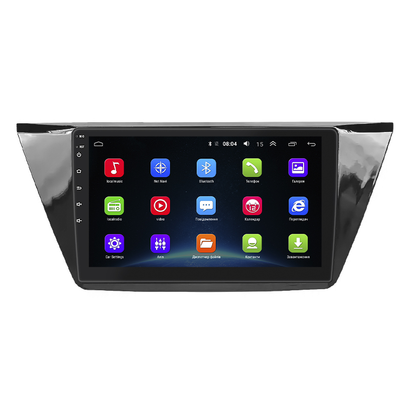 Штатная магнитола Lesko для Volkswagen Touran III 2015-н.в. экран 10" 2/32Gb Wi-Fi GPS Base