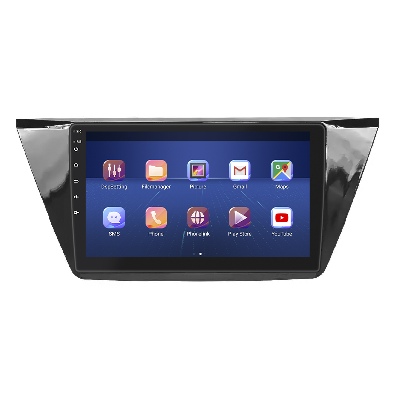 Штатная магнитола Lesko для Volkswagen Touran III 2015-н.в. экран 10" 4/32Gb 4G Wi-Fi GPS Top