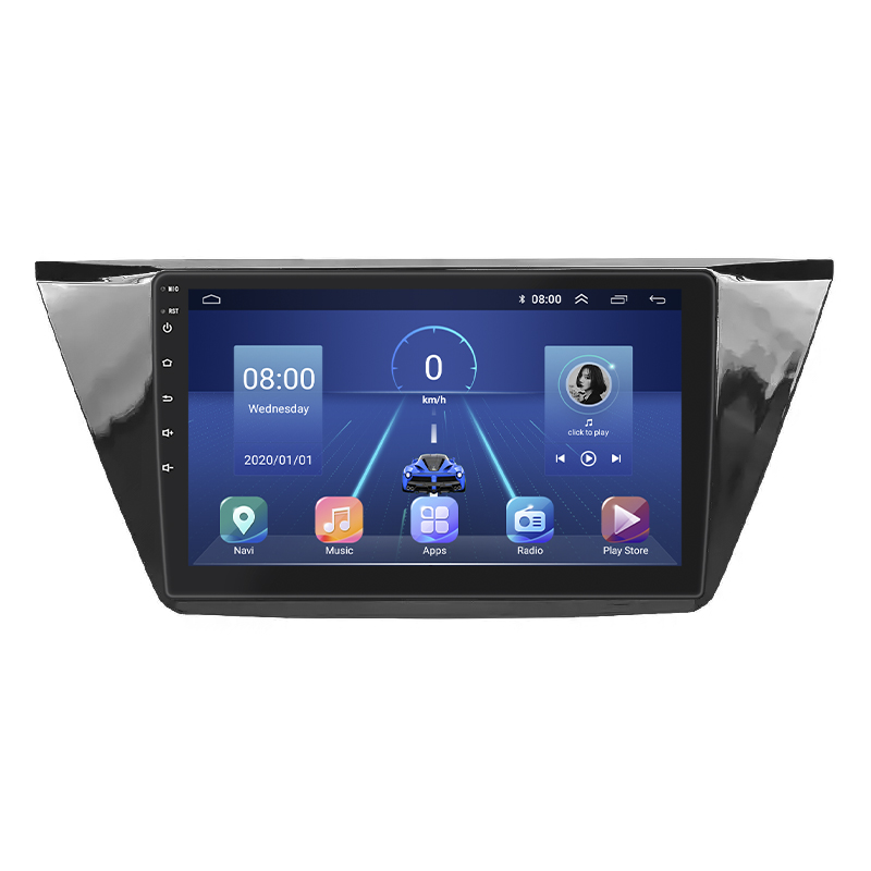 Штатная магнитола Lesko для Volkswagen Touran III 2015-н.в. экран 10" 4/64Gb 4G Wi-Fi GPS Top