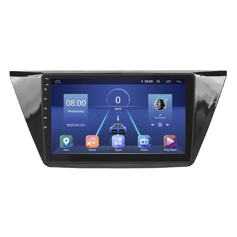 Штатная магнитола Lesko для Volkswagen Touran III 2015-н.в. экран 10" 6/128Gb 4G Wi-Fi GPS Top