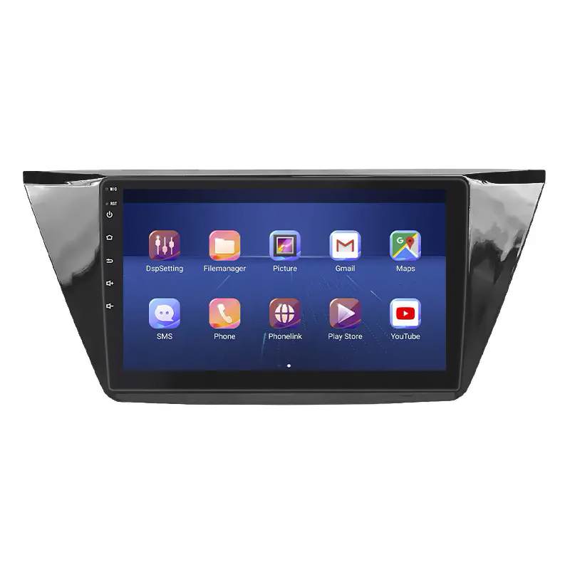 Штатная магнитола Lesko для Volkswagen Touran III 2015-н.в. экран 10" 6/128Gb 4G Wi-Fi GPS Top