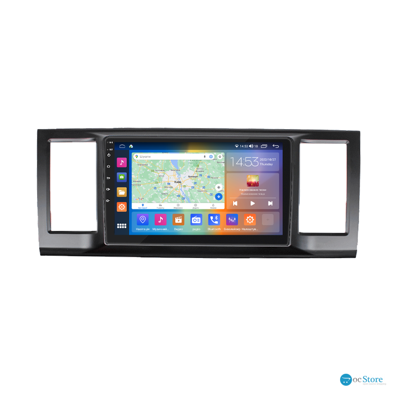 Штатная магнитола Lesko для Volkswagen Transporter T6 2015-2019 экран 9" 2/32Gb CarPlay 4G Wi-Fi GPS Prime