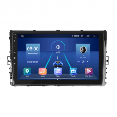 Штатная магнитола Lesko для Volkswagen Transporter T6 Рестайлинг 2019-н.в. экран 9" 6/128Gb 4G Wi-Fi GPS Top