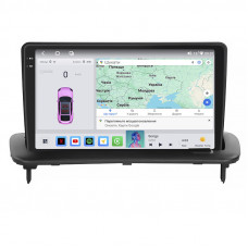 Штатная магнитола Lesko для Volvo C30 I Рестайлинг 2010-2013 экран 9" 4/64 QLED CarPlay 4G Wi-Fi GPS 360 Prime