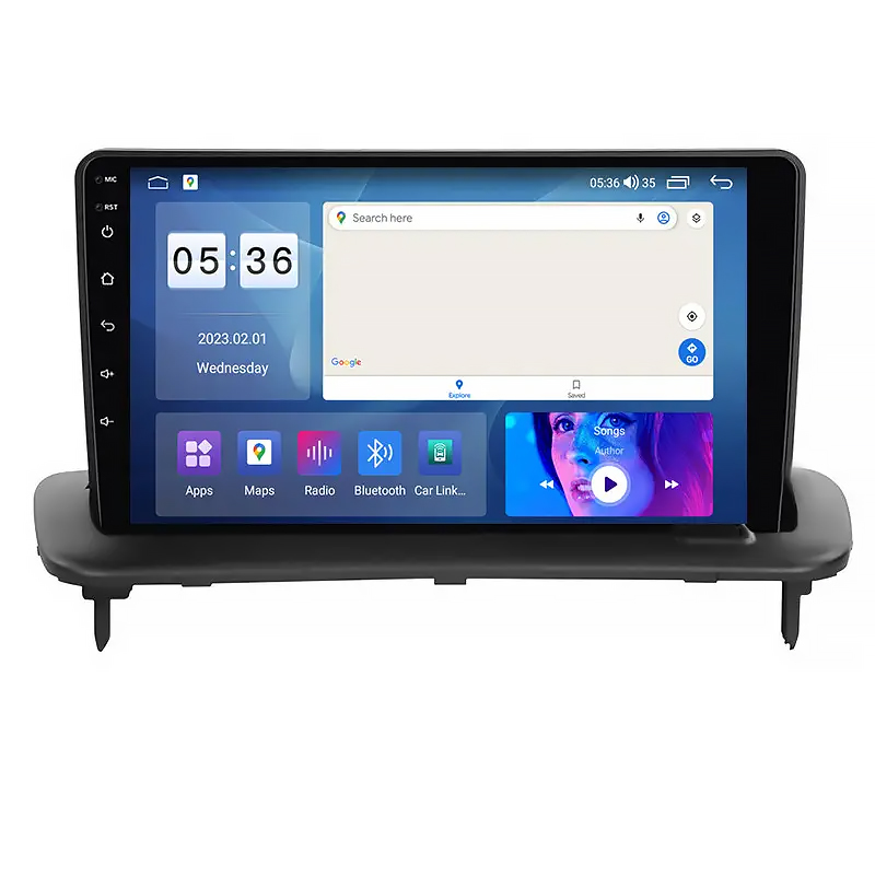 Штатная магнитола Lesko для Volvo C70 II 2005-2009 экран 9" 2/32Gb CarPlay 4G Wi-Fi GPS Prime