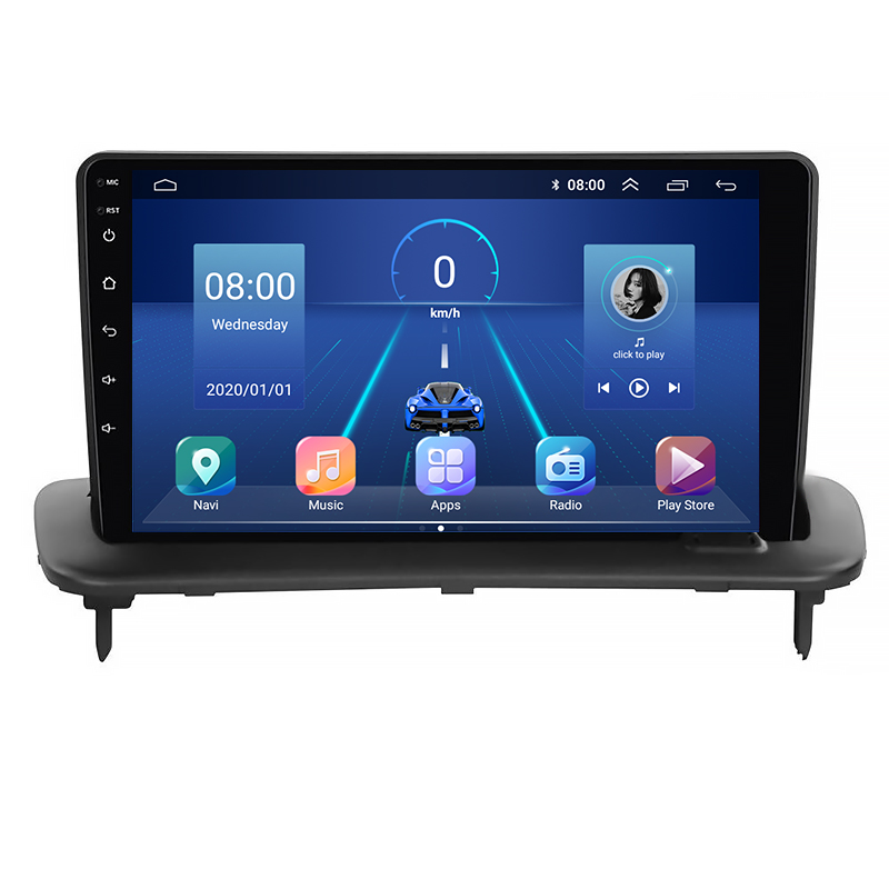 Штатная магнитола Lesko для Volvo C70 II 2005-2009 экран 9" 2/32Gb 4G Wi-Fi GPS Top