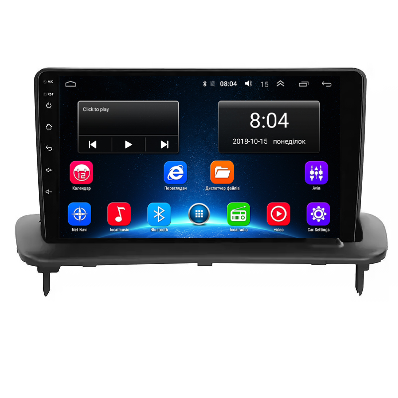 Штатная магнитола Lesko для Volvo S40 II 2004-2007 экран 9" 2/32Gb Wi-Fi GPS Base