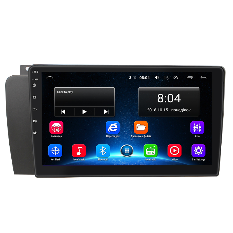 Штатная магнитола Lesko для Volvo S60 I Рестайлинг 2004-2009 экран 9" 2/32Gb Wi-Fi GPS Base