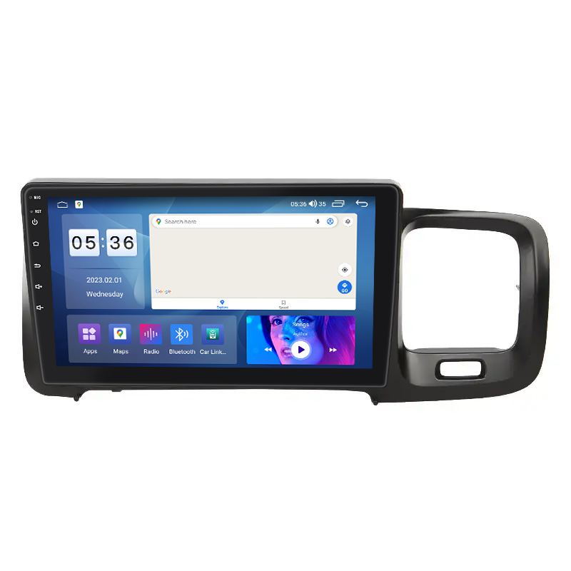 Штатная магнитола Lesko для Volvo S60 II Рестайлинг 2013-2018 экран 9" 4/64Gb CarPlay 4G Wi-Fi GPS Prime