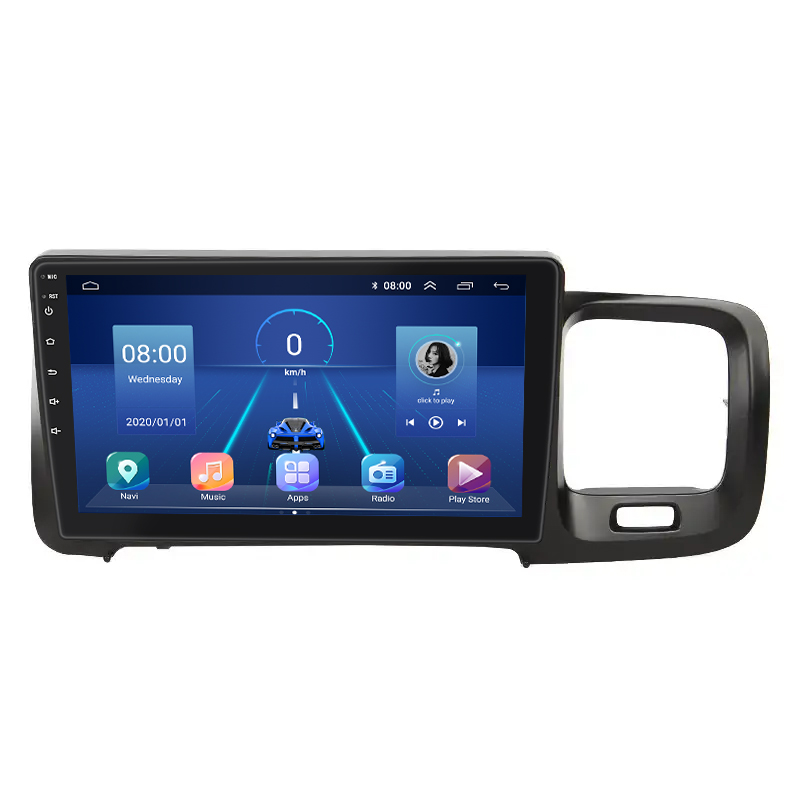 Штатная магнитола Lesko для Volvo S60 II Рестайлинг 2013-2018 экран 9" 4/64Gb 4G Wi-Fi GPS Top