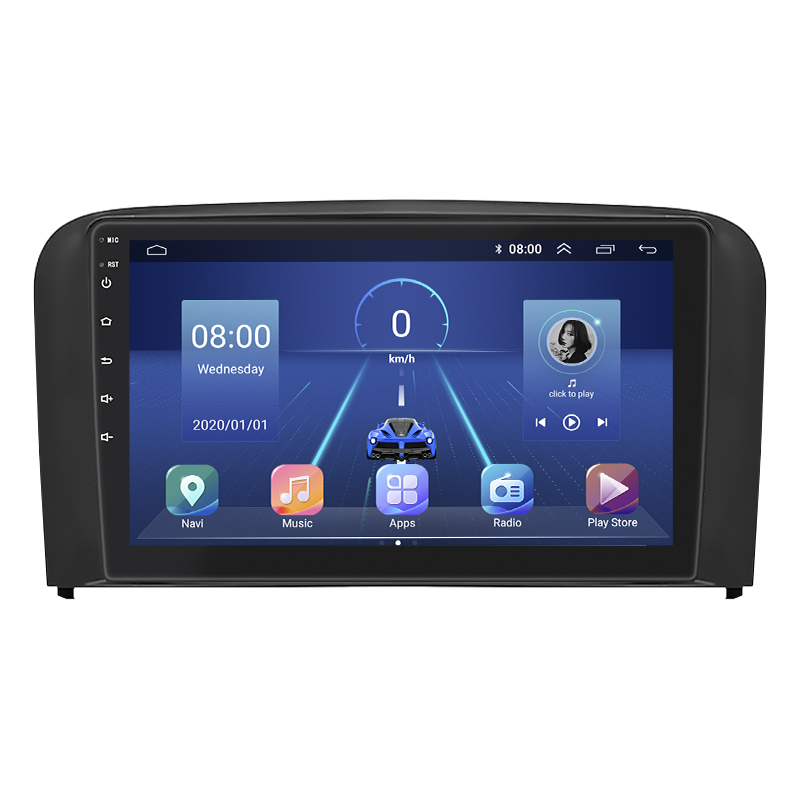 Штатная магнитола Lesko для Volvo S80 I 1998-2003 экран 9" 4/64Gb 4G Wi-Fi GPS Top