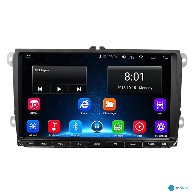 Штатная автомобильная магнитола 9" Wangi Volkswagen universal 9021A 2+32 4G