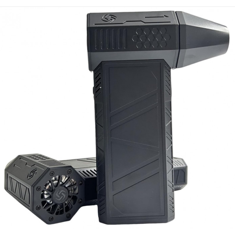 Вентилятор Turbo Jet Fan Violent X3 ручний надпотужний вентилятор акумуляторний від USB - Black