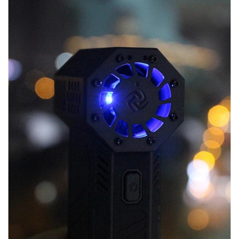 Вентилятор Turbo Jet Fan Violent X3 ручний надпотужний вентилятор акумуляторний від USB - Black