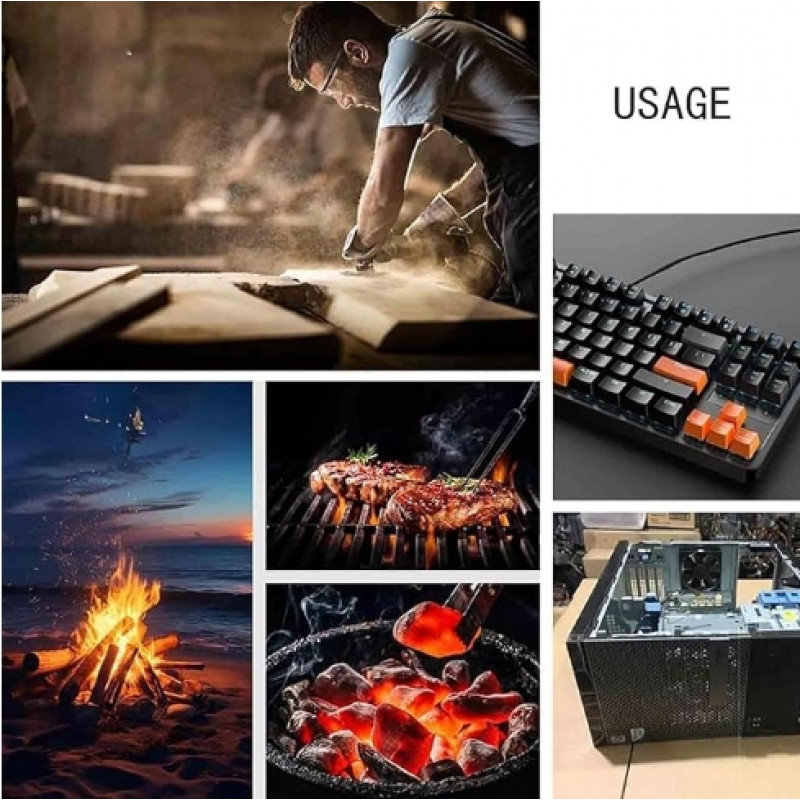 Вентилятор Turbo Jet Fan Violent X3 ручний надпотужний вентилятор акумуляторний від USB - Black