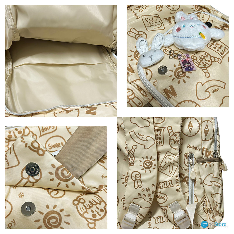 Рюкзак подростковый 230632 Зайка 20L Beige
