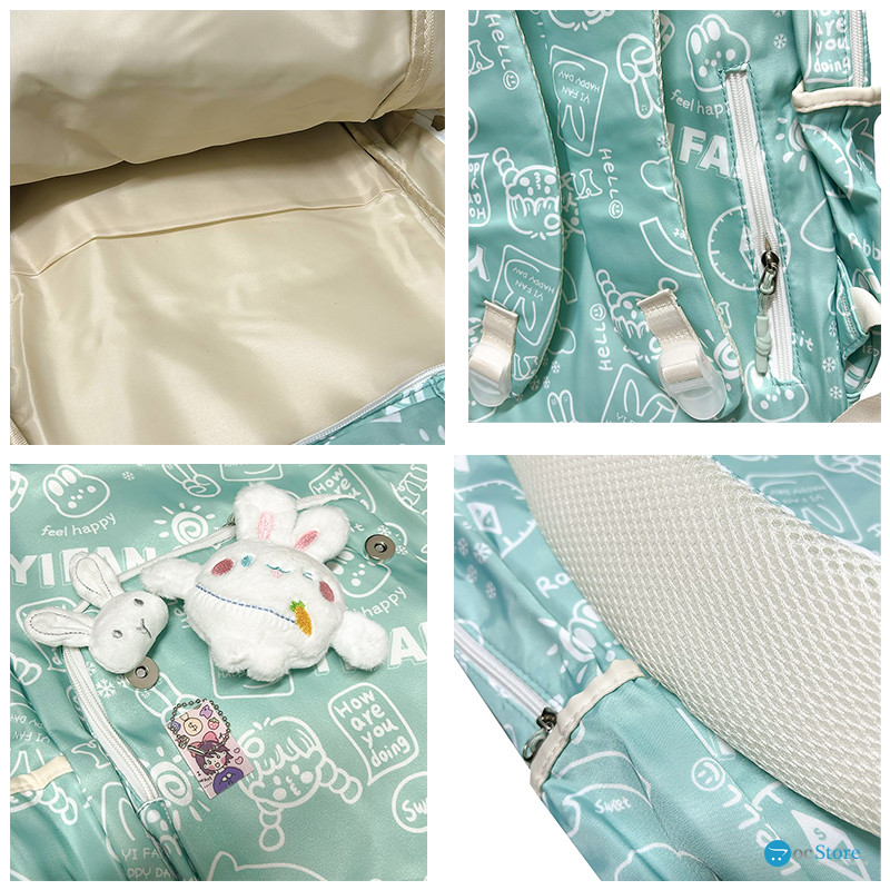 Рюкзак подростковый 230632 Зайка 20L Green