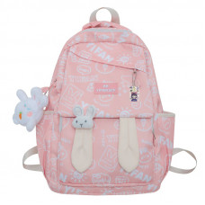 Рюкзак подростковый 230632 Зайка 20L Pink