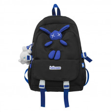 Рюкзак подростковый 608833 Hellonana с брелком Black