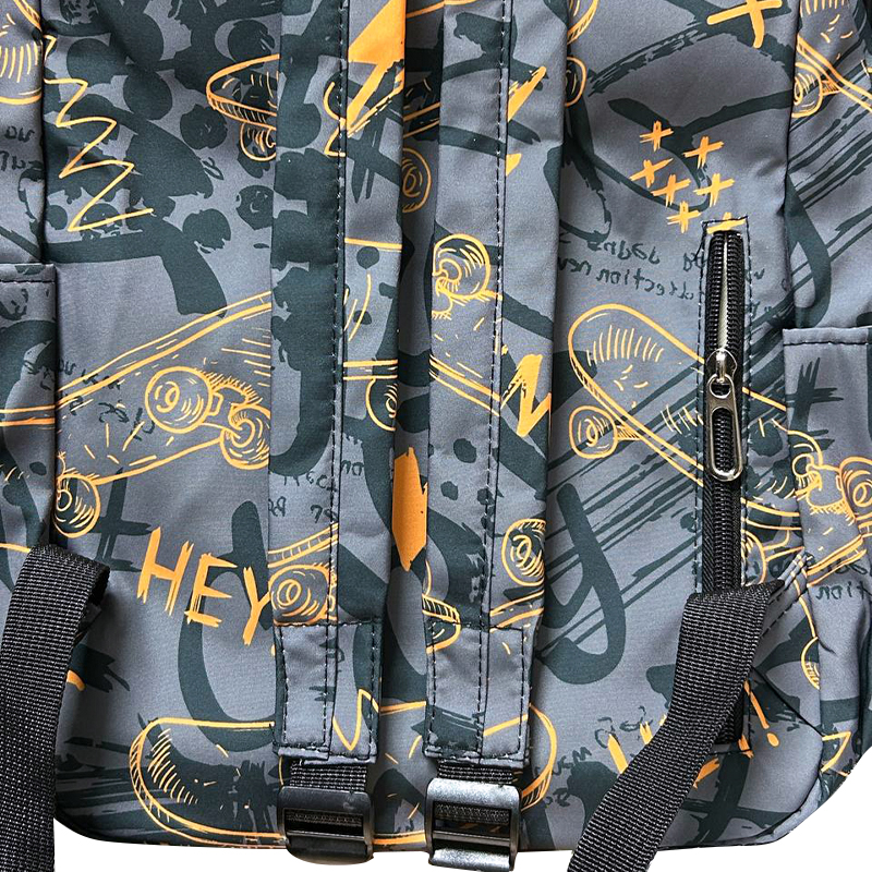 Рюкзак подростковый 8055228 с брелком 20L школьный Orange