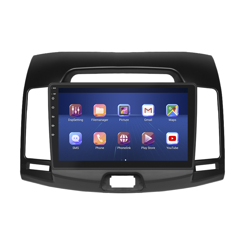 Штатная магнитола Lesko для Hyundai Avante IV 2006-2010 экран 9" 2/32Gb 4G Wi-Fi GPS Top