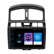 Штатная магнитола Lesko для Hyundai Santa Fe I 2000-2012 экран 9" 1/16Gb Wi-Fi GPS Base