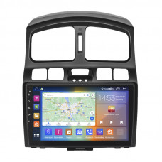 Штатная магнитола Lesko для Hyundai Santa Fe I 2000-2012 экран 9" 2/32Gb CarPlay 4G Wi-Fi GPS Prime
