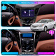 Штатная магнитола Lesko для Hyundai Sonata VI (YF) 2009-2014 экран 9" 4/64Gb 4G Wi-Fi GPS Top