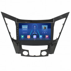 Штатная магнитола Lesko для Hyundai Sonata VI (YF) 2009-2014 экран 9" 6/128Gb 4G Wi-Fi GPS Top