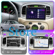 Штатная магнитола Lesko для Hyundai Verna II 2005-2010 экран 9" 1/16Gb Wi-Fi GPS Base