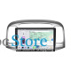 Штатная магнитола Lesko для Hyundai Verna II 2005-2010 экран 9" 4/64 QLED CarPlay 4G Wi-Fi GPS 360 Prime