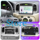 Штатная магнитола Lesko для Hyundai Verna II 2005-2010 экран 9" 4/64 QLED CarPlay 4G Wi-Fi GPS 360 Prime