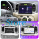 Штатная магнитола Lesko для Hyundai Verna II 2005-2010 экран 9" 2/32Gb 4G Wi-Fi GPS Top