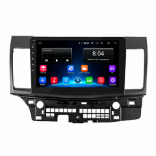 Штатная магнитола Lesko для Mitsubishi Lancer Evolution X 2007-2016 экран 10" 2/32Gb Wi-Fi GPS Base