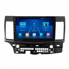 Штатная магнитола Lesko для Mitsubishi Lancer Evolution X 2007-2016 экран 10" 6/128Gb 4G Wi-Fi GPS Top